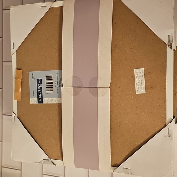 Set of 2 Blue and White Fish With Floral Designs Framed Glass Art - Picture 6 of 6